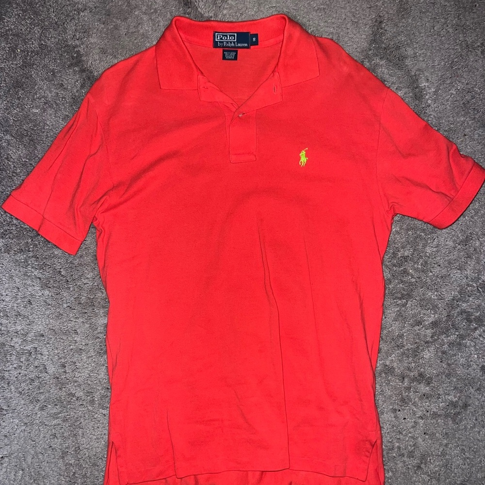 Polo by Ralph Lauren Men's Red Polo Shirt